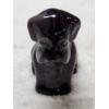 Image 1 : Degenhart Vintage Glass Dog Figurine - Royal Violet