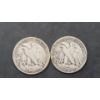 Image 2 : U.S 1943-D & 1943-S Walking Liberty 90% Silver Half Dollars - Face Value: $1.00