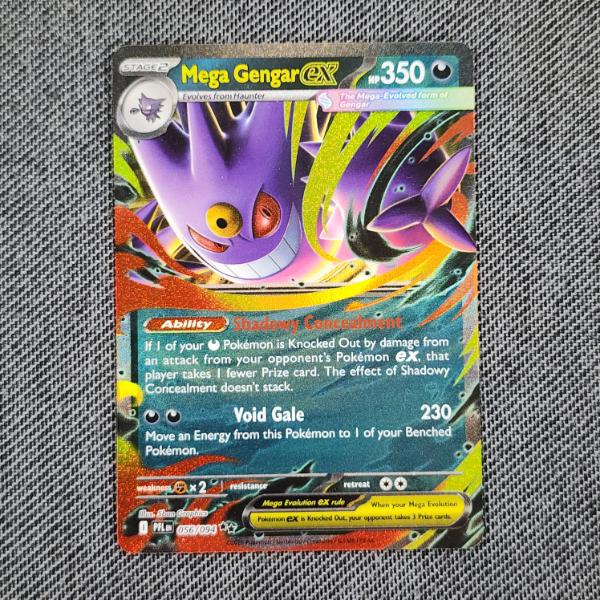 Mega Gengar EX 056/094 Holo Rare Pokemon Trading Card