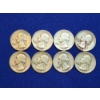 Image 1 : Assorted Years 90% Silver Washington Quarters - Face Value: $2.00