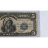 Image 4 : US Series 1899 $5 Indian Chief Silver Certificate Large Size Note With Speelman And White Signatures