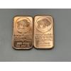 Image 1 : Two 1oz Copper Buffalo Bars
