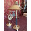 Image 2 : 2 Pcs As Shown - Brass Working Adjustable Table Lamps (Fishing Theme) See Pics  Excellent Condition