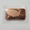 Image 2 : OHIO State Flag Colorized 1 AVDP oz .999 Fine Copper Bar