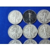 Image 2 : Lot of (16) Assorted Years Walking Liberty Half Dollars - 90% Silver FV: $8.00