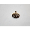 Image 1 : 10K Yellow Gold Pendant Engraved "A" - Total Weight: 2.3g