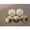 Image 1 : Assorted Years Proof-Like 40% Silver Kennedy Half Dollars Face Value: $2.50