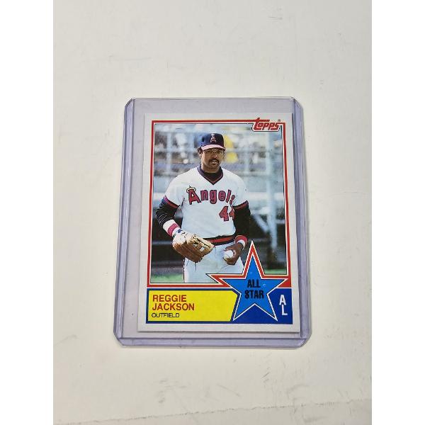 1983 Topps Baseball Card #390 All-Star REGGIE JACKSON California Angels - Mint Condition