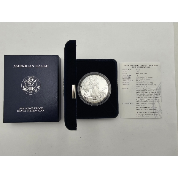 2002 "W" One Ounce Silver American Eagle Proof
