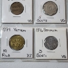 Image 6 : Binder Page Filled with Assorted World Coins: Costa Rica, Ecuador, Guatemala, Malaysia, & More! 