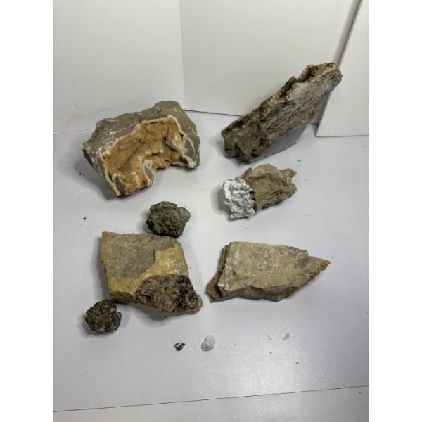 Crate of Geodes & Rock Clusters - Mineral Specimens