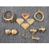 Image 1 : 10K Gold Jewelry Lot Including Ring, Pendant, Pins (No Posts) & More - Weighs 24 Grams Total