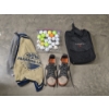 Image 1 : Size 10 Skechers Golf Shoes, Golf Balls, Golf Clip On Towels & Maxfi Zip Pouch In Great Condition!