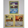 Image 1 : Three Vintage Pokemon Trading Cards ~ 3 Different Pokemon ~ Blaine & Misty's ~ 2000 GYM & WotC Era!