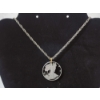 Image 1 : Walking Liberty 90% Half Dollar Cutout Coin Pendant on 24" Chain