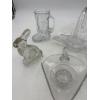 Image 3 : 5 Beautiful pieces of Glassware - Includes Pitcher, Boot Mug, Rabbit