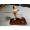 Image 2 : Limited Edition, Excellent Condition Danbury Mint Mickey Mantle 8'' All Star Figure On Wood Base 