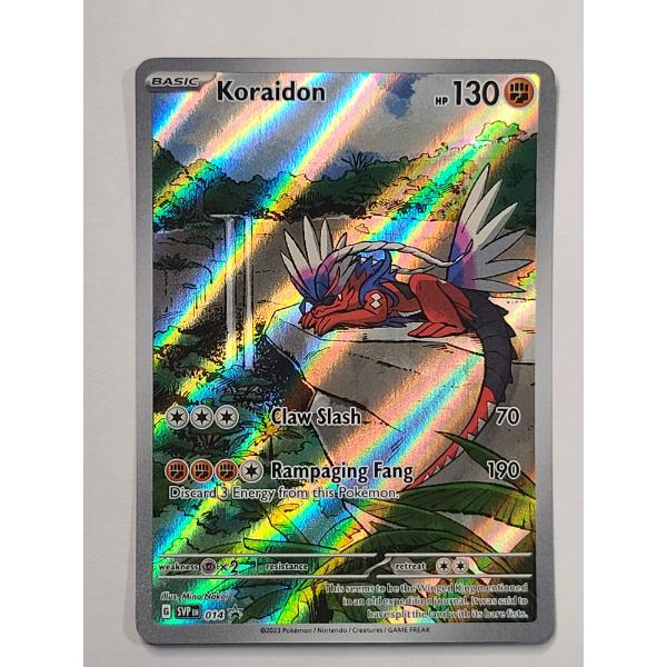 Koraidon Full Art Black Star Promo Holo (SVP 014) Pokémon Trading Card Scarlet & Violet 