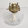 Image 1 : Vintage Lamplight Farms #330 Ellipse Clear Glass Kerosene Oil Lamp