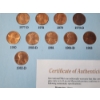 Image 7 : Lincoln Memorial Collection Complete Date Set - Brilliant Uncirculated 1959-1982 With COA