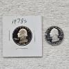 Image 1 : Two 1978-S Washington Proof Quarters struck at the San Francisco Mint FV: $.50