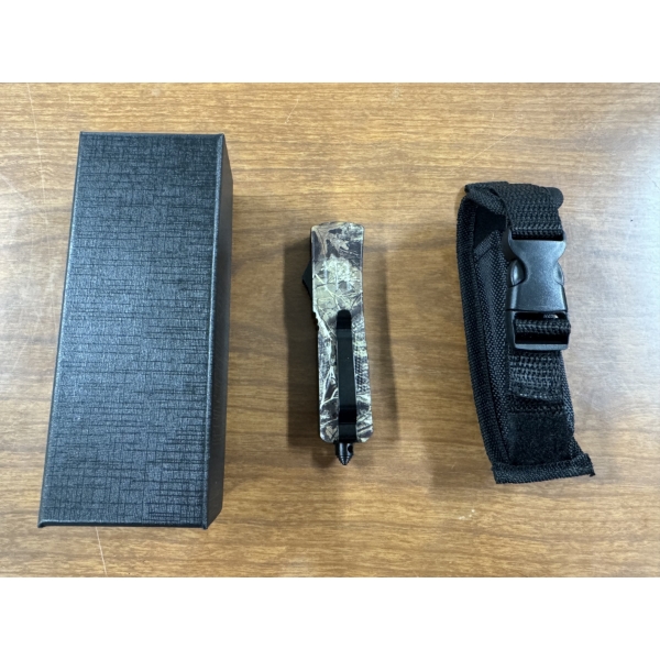 Brand New Heavy Duty Authentic Camo Switch Blade - Incredible Quality & Blade Speed - Mint Condition