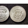 Image 6 : Two 90% Silver 1964 Kennedy Silver Half Dollars - $1 Face Value in 90% Silver!