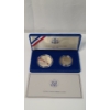 Image 1 : 1986 United States Statue Of Liberty Commemorative Proof Two Coin Set Featuring 90% Silver Dollar