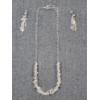 Image 12 : GORGEOUS NEVER WORN Sterling Silver Extraordinary Italian Made Necklace & Earring Set ~ 11.5 Grams