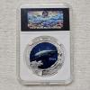 Image 1 : Silver-Plated "Underwater World Treasure Animals" Shark Medal