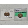 Image 1 : 1963D Lincoln Memorial Penny and 1969D Penny No FG