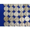 Image 13 : Lot of Assorted Year U.S. 90% Silver Dimes: Mercury and Roosevelt FV: $5.50