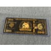 Image 2 : 2013 $100 Doge Coin Moon Money ,999999  24K Gold Back - Mint Condition