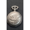 Image 5 : American Historic Society Quartz Pocket Watch & Coin Replica Necklace 