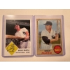 Image 1 : 2 - Mickey Mantle New York Yankees Throwback Baseball Cards - Mint Condition