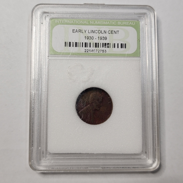 INB Early Lincoln Cent: 1939-S Wheat Cent