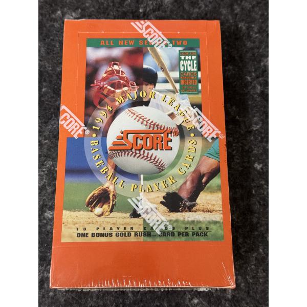 1994 Unopened Score Major League Baseball Player Cards -Wax Box - 36 Packs- Factory Sealed - Mint 