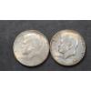 Image 1 : (2) United States 1967 40% Silver Kennedy Half Dollars - Face Value: $1.00