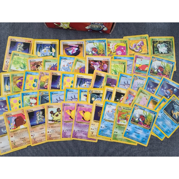 Large Lot Of Assorted Vintage Pokémon Cards Including Commons, Energies & Trainer Cards 