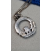 Image 3 : Sterling Silver Necklace With Sterling Heart In Hands Pendant & Sterling Necklace Chain TW: 7.0 G