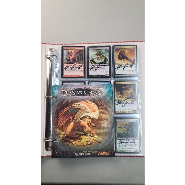 Assorted Magic The Gathering Cards Including Autographed & Holo Cards