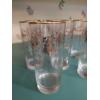 Image 3 : Set Of 12 Gold Rim Tumblers As Shown Kitchen
