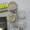 Image 3 : U.S. Coin Lot! 40% Silver Eisenhower Proof Dollar & 4 Tubes of $25.00 SBA Dollar Coins / TFV: $106.0