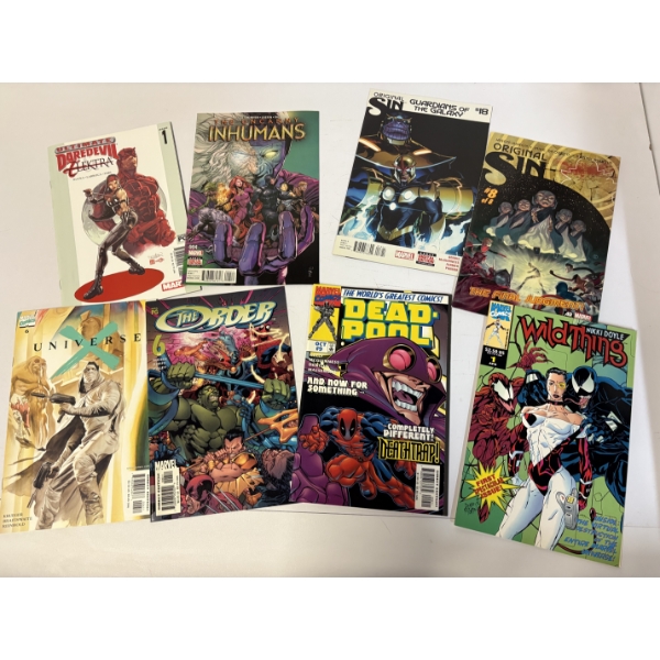 Comic Books - Set of 8 Comics - Marvel - Dead-pool - WildThing - Original Sin 