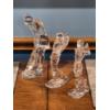 Image 1 : Set Of 3 Graduated Crystal Golfers - 10"  9"  8"  Perfect
