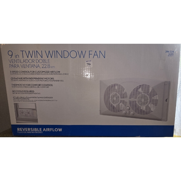 Twin Window Fan - Intake and Exhaust - Works