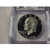Image 2 : ICG PR69+ DCAM Graded 1976-S Silver Eisenhower Dollar - Signed By Austin Hotto President 