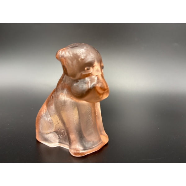 Degenhart Dogs -Pink - Adorable Glass Dog Figurine - ~2.5 inches 