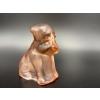 Image 1 : Degenhart Dogs -Pink - Adorable Glass Dog Figurine - ~2.5 inches 
