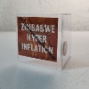 Image 1 : 1997 Zimbabwe One Cent Coin Hyper Inflation Coin in Flip w/ Info Card 